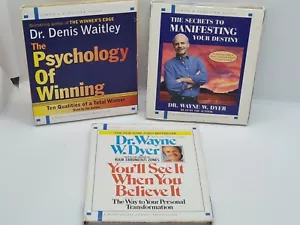 Three Audio books Dr Denis Waitley , Dr Wany W Dyer - Picture 1 of 7
