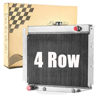 4-Row Radiator For 1969-1971 Dodge D100 D200 D300 W100 W200 W300 Pickup 6.3L NEW - Image 1 of 4