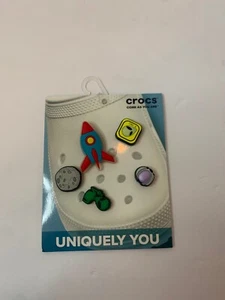 Croc Jibbitz Outer Space Themed Light Up Shoe Charms- 5 Pcs/pk - Picture 1 of 2