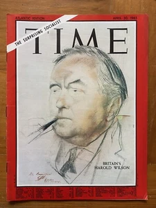 Time Magazine Britain’s Harold Wilson Queen Birthday Rolex Day Date Watch Advert - Picture 1 of 13