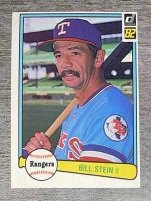 Bill Stein 1982 Donruss Rangers #37  *G924* - Image 1 of 2