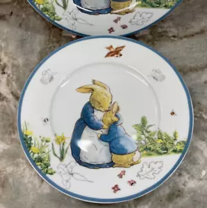 Peter Rabbit Salad Plates Beatrix Potter. Porcelain. 8 Inch. Set Of 4. New. - Picture 1 of 12