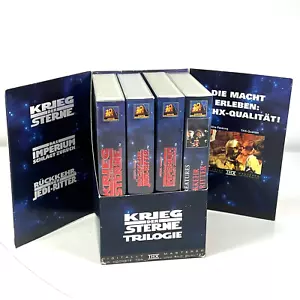1995 Star Wars VHS Krieg der Sterne Trilogie & Classic Creatures im Schuber - Bild 1 von 4