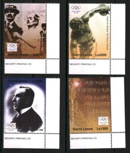 Sierra Leona 2004 conjunto de estampillas Juegos Olímpicos Atenas #12135 - Imagen 1 de 1