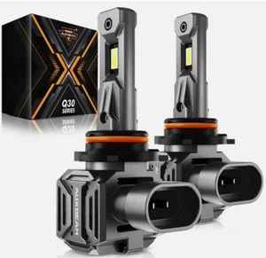AUXBEAM Canbus 9006 LED Headlight Low Beam Bulbs Kit 6000K Cool White Bright 2x - Picture 1 of 7