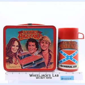 The Dukes of Hazzard Metal Lunch Box 1980 Aladdin Vintage w/ THERMOS - Picture 1 of 6