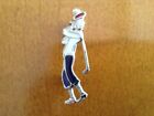VINTAGE BROOCH OF LADY (?) GOLFER NEW CONDITION