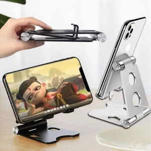 Interruptor de soporte universal de metal para teléfono celular soporte de mesa de escritorio base tableta - Imagen 1 de 12