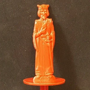 1960 CHESS 1/King Buried Treasure Plastic Ice Cream Stick red color - Bild 1 von 6