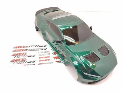 NEW: Traxxas 4-Tec DRIFT 105237-4 Factory Painted Ford Mustang Car Body: GREEN - Image 1 of 4