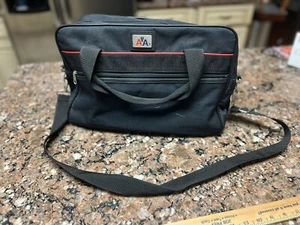 Vintage American Airlines Luggage Messenger Bag Suitcase Carry-on Shoulder Strap - Picture 1 of 13