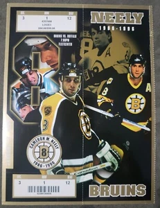 Boston Bruins great Cam Neely Retirement Night 1-12-04 Game Ticket - Picture 1 of 4