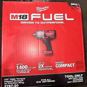 Milwaukee 2767-20 M18 FUEL High Torque 1/2" Impact Wrench New Open Box Tool Only