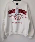 Bershka Cream Soft Feel Sweatshirt Red High School Musical Oversized Size S Bnwt