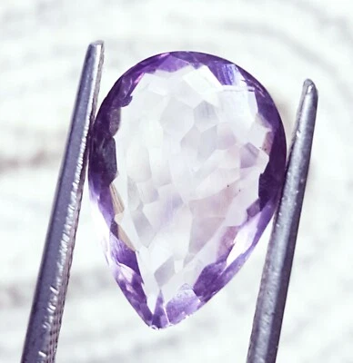 100% Natural Rose DE VVS1 France Amethyst Certified Loose Gemstone 6.40 Ct - Image 1 of 4