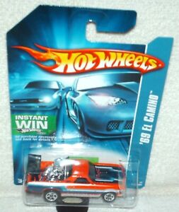 Hot Wheels 2006 #172 1969 EL Camino orange,on an excellent 2007 new style card
