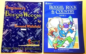 2 books for beginning Boogie Woogie Piano by Bernard White and James Bastien - Picture 1 of 11