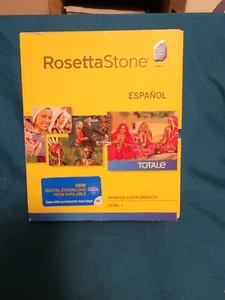 Rosetta Stone Espanol Spanish (Latin America) Level 1 Set Brand New Sealed - Picture 1 of 10