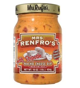 Keto Snacks: Mrs. Renfro's Chipotle Nacho Cheese Sauce 2 Gläser (3 Kohlenhydrate) - Bild 1 von 2