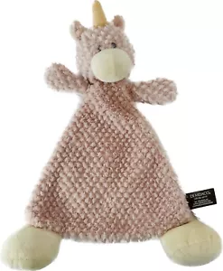 Demdaco Einhorn Lovey Rassel rosa Plüschtier 13 Zoll Nat Jules Baby Sicherheitsdecke - Bild 1 von 5