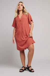 Yours Curve Women's Plus Size Tunic Mini Dress - Picture 1 of 7