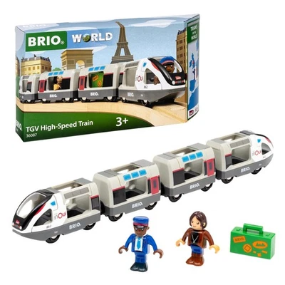 BRIO World TGV inOui French Toy Train and Carriages for Kids Age 3 Years Up - Wo - Image 1 of 4