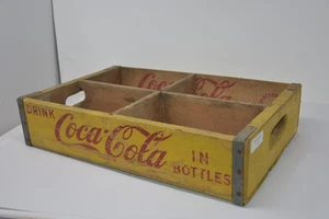 Coca Cola Holzkiste  Coca Cola USA Vintage Style Getränke Holzkiste Transport... - Bild 1 von 4
