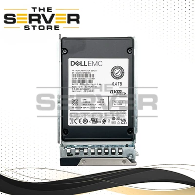 Dell EMC 6.4TB NVMe x4 U.2 PCIe 4.0 SFF 2.5'' SSD Samsung PM1735 0H8D5M H8D5M - Image 1 of 2
