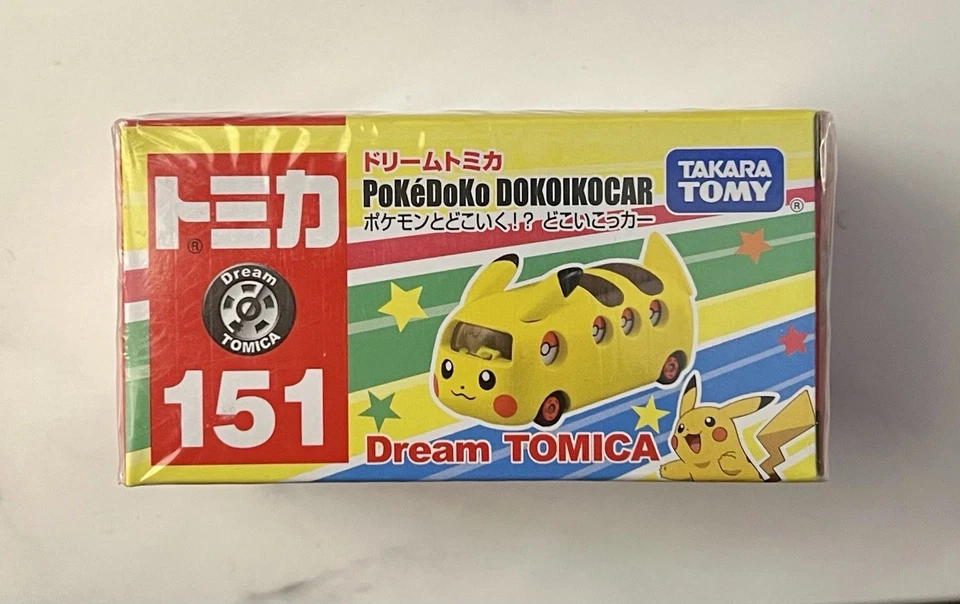 Dream Tomica (n.º 151) Pikachu “PoKeDoKo DOKOIKO” Autobús/Furgoneta Pokémon Japón Fábrica Foto 1 de 4