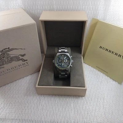 博柏利 Bu7503 模拟石英男士计时码表纪念模型到达 S — 第 1/4 张图片