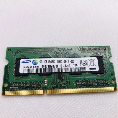 Samsung M471B2873GB0 1GB PC3-10600S 1RX8 DDR3 Laptop Memory WORKiNG TESTED - Image 1 of 2