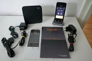 Gigaset SL910A Bluetooth Telefon bezprzewodowy - Piano Black - Automatyczna sekretarka - Zdjęcie 1 z 7