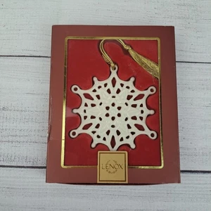 Lenox Annual 2008 Snow Fantasies Schneeflocke Christbaumschmuck in Box - Bild 1 von 15