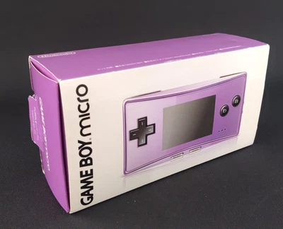 Nintendo Gameboy Micro Purple OXY-001 Handheld System from Japan - Image 1 of 4