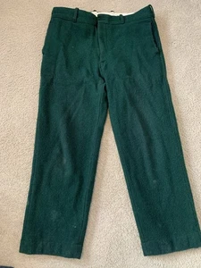 Johnson Woolen Mills Hose 34 x 27,5 grün Wolle Jagdhose Vintage - Bild 1 von 7