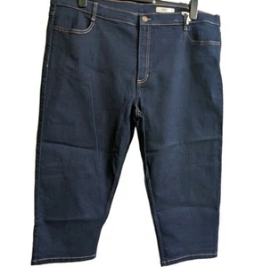 M&S (Marks & Spencer) Indigo Blue Cropped Jeans 24 Petites Short - Picture 1 of 3
