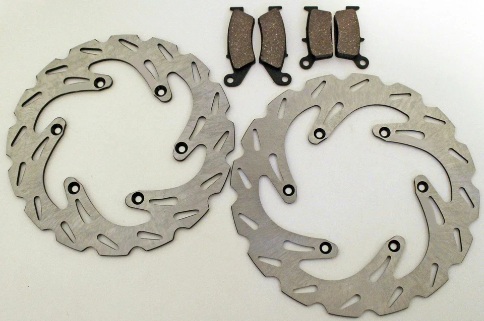 Pastillas de freno delanteras y traseras y rotores de freno deportivos para Suzuki RM125 / RM250 1999-2005 Foto 1 de 1