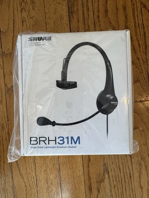 Shure BRH31M-NXLR4F Single Sided Lightweight Broadcast Headset XLR Connector - Image 1 of 3