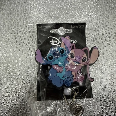 Cordón retráctil Disney Lilo & Stitch Angel Stitch ¡NUEVO! Foto 1 de 2