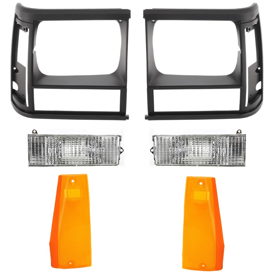 Luz de señal de giro marcador lateral de esquina lámpara de estacionamiento conductor delantero y pasajero para Jeep Foto 1 de 4