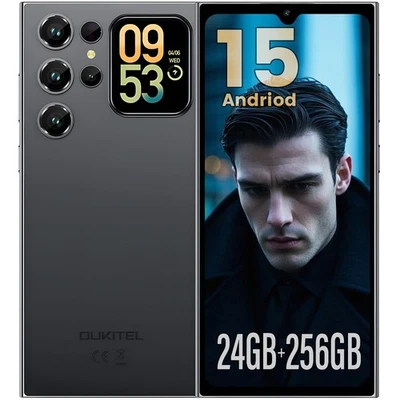 OUKITEL C62 Pro Smartphone 24GB+256GB  Android 15 5150mAh Dual-Bildschirm Handy - Bild 1 von 4