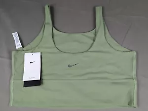 Nike Alate Training Bra Womens Large Green Olive Dri Fit $55 MSRP - Picture 1 of 9