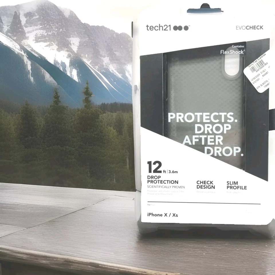 tech21 EVO Check Case for Apple iPhone X Smokey/black