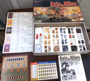 VINTAGE 1984 AXIS & ALLIES BOARD GAME WWII STRATEGY SPRING 1942 Milton Bradley - Picture 1 of 17