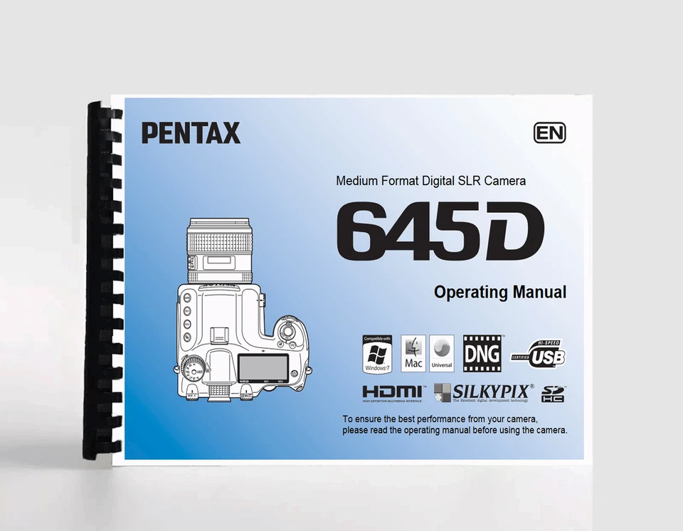 Manual del propietario para cámara Ricoh Pentax 645D Foto 1 de 1