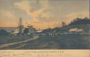 AUSTRALIA NSW Farm in Illawarra district 1906 PC - Imagen 1 de 2