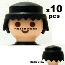 Playmobil 10 pcs Traditional Black Hair -  Ref A1-02