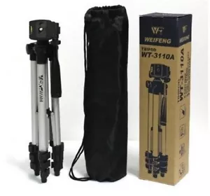 137cm BUBBLE LEVEL SLR CAMERA TRIPOD TOP WITH BAG - Picture 1 of 2