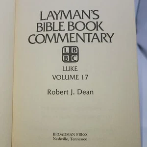 Luke Layman’s Bible Book Vol 17 Baptist Sunday School Board HC no DJ good 1982 - Picture 1 of 9