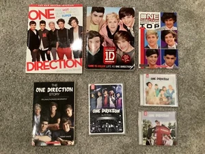 One Direction CD DVD Book Collection Music & Concert Film Set Large Package - Picture 1 of 8